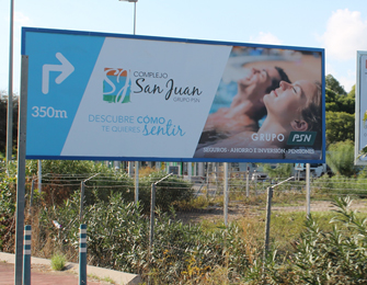 Valla 8x3m LED en Málaga