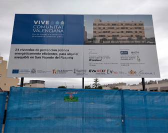 Instalación de valla publicitaria