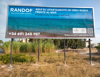 Instalación de valla publicitaria