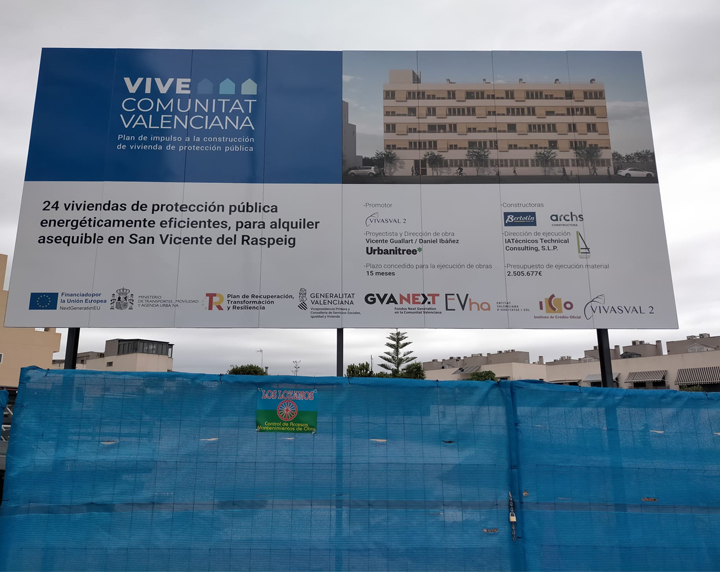 Valla publicitaria instalada en Alicante 02